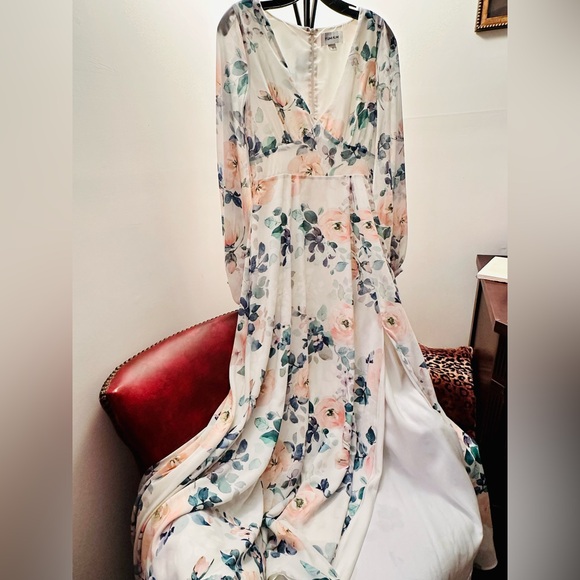 SALE Yumi Kim for Anthropologie Melissa Floral Maxi Dress in Sunday Rose, Size 2 - Picture 4 of 9
